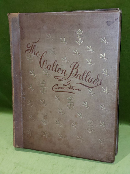 The Calton Ballads (1898) Catter Thun - Limited - Signed - First Edition 2