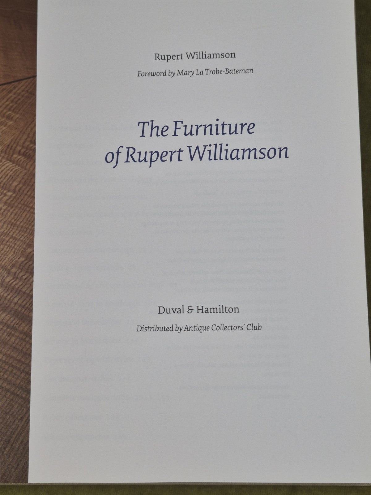 Furniture of Rupert Williamson by Rupert Williamson 2014 hardcover4