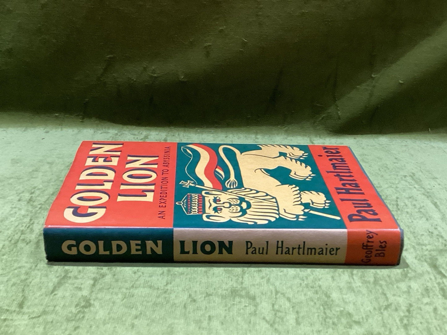 Golden Lion An Expedition to Abyssinia by Paul Hartlmaier (1956) 1st Ed Hb Book1