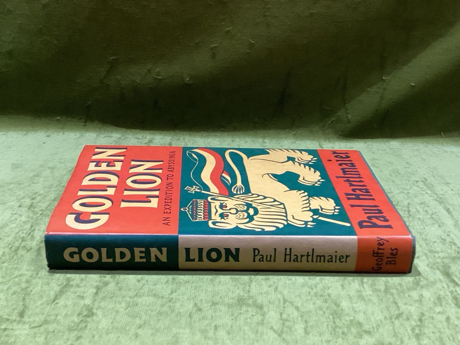 Golden Lion An Expedition to Abyssinia by Paul Hartlmaier (1956) 1st Ed Hb Book1