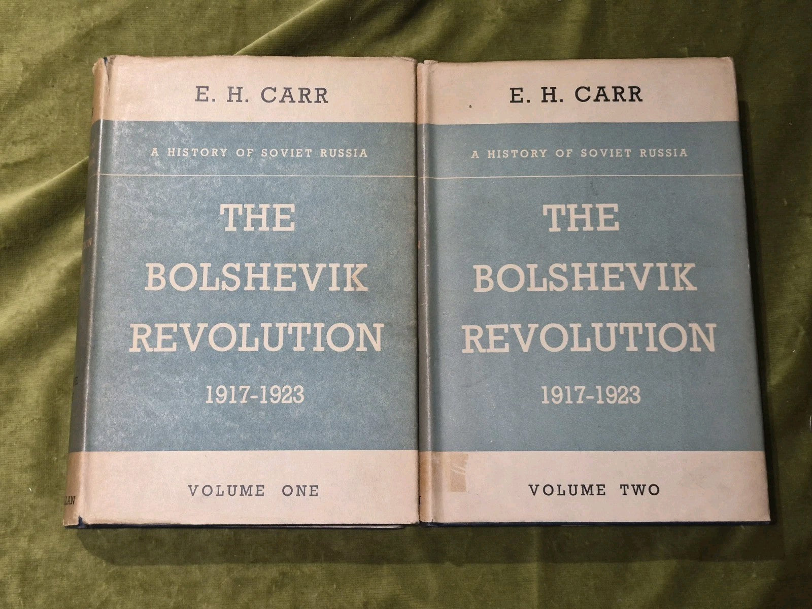 The Bolshevik Revolution E. H. Carr (1950 1952) Vols 1 and 22
