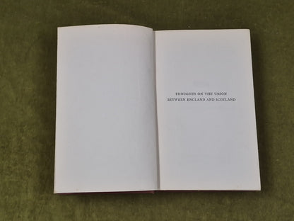 Thoughts of the Union Between England & Scotland - Dicey & Rait , Macmillan 19204