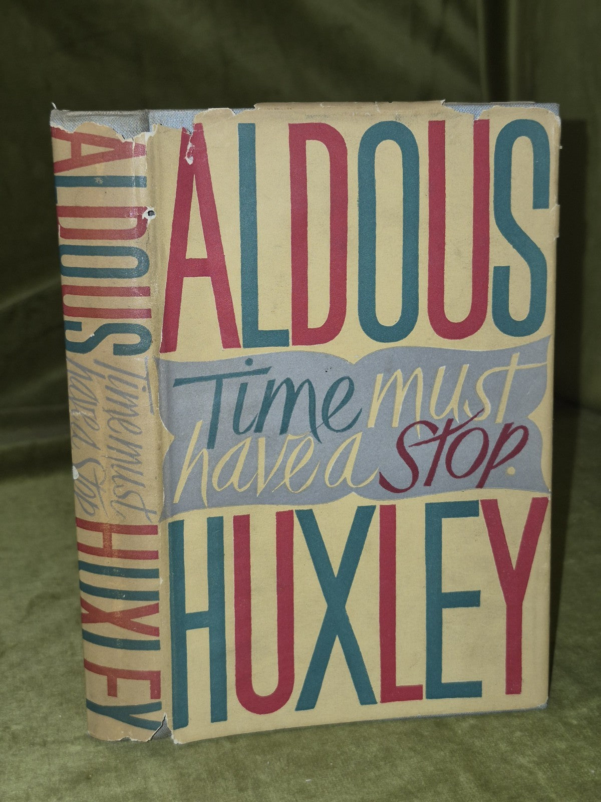 Time Must Have a Stop, Aldous Huxley 1945 1st Edition Dust Jacket0