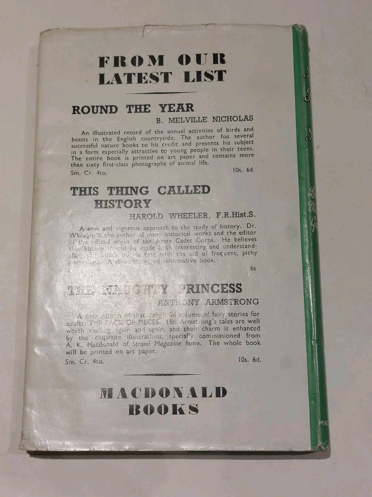 Long Road To Leros. c1945 Leonard Marsland Gander 1st Edition With Dustjacket 2