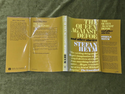 The Queen Against Defoe Steven Heym 1975 First Edition Hodder and Stoughton DJ3