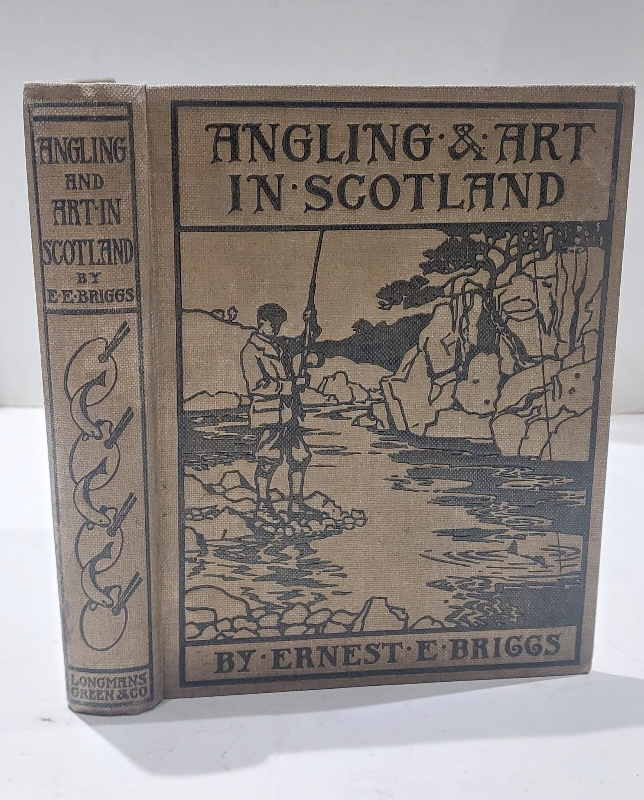 Angling And Art In Scotland By Ernest Briggs (1908) 1st Edition Hb Book0