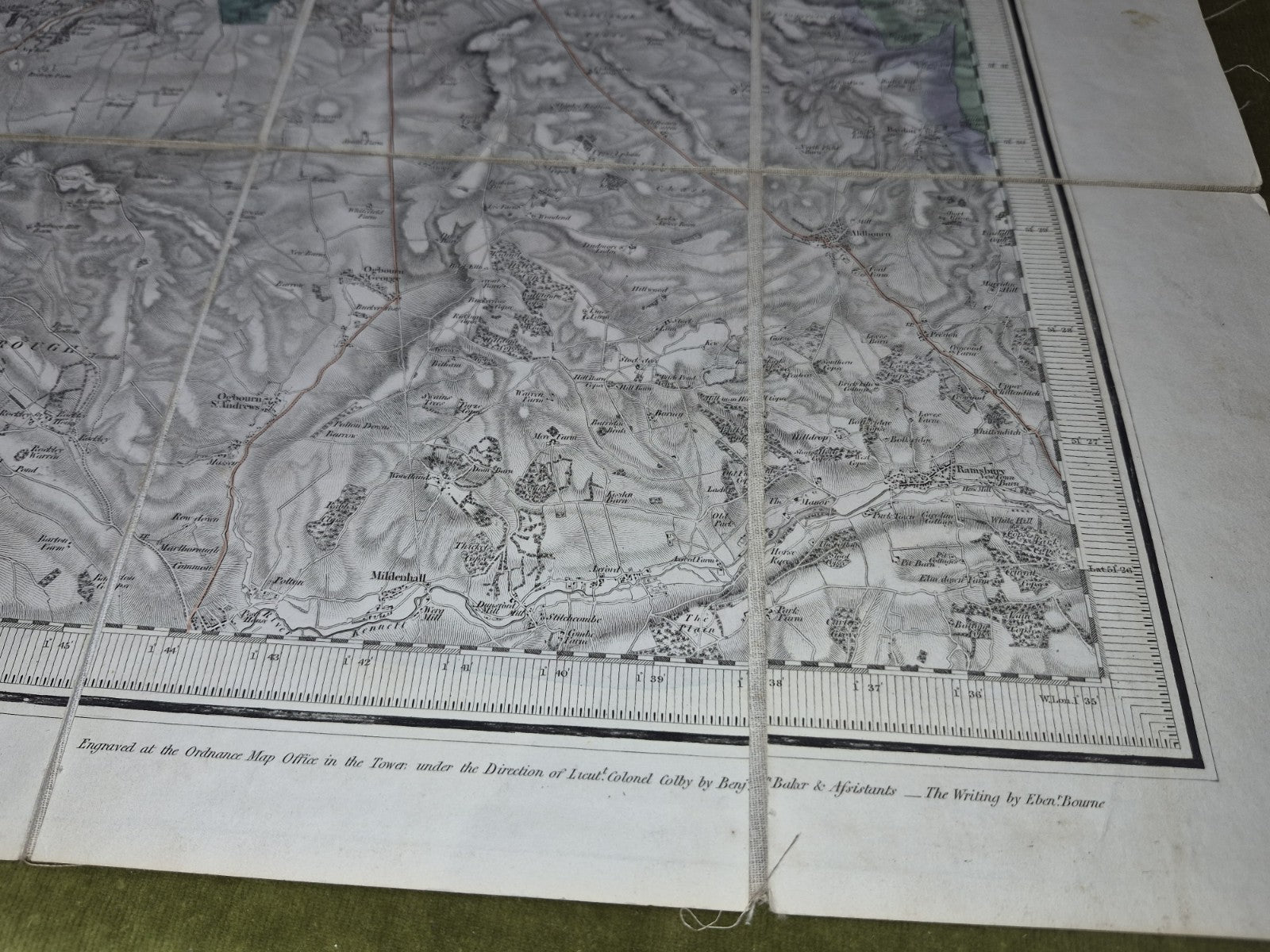 1867 Ordnance Survey England and Wales No. 34 Gloucestershire Edward Stanford7