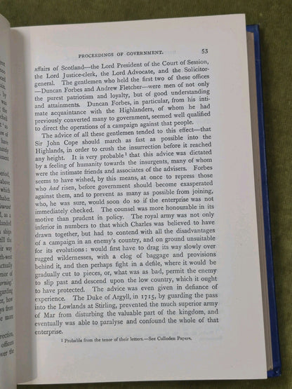 History of the Rebellion 1745-6 Robert Chambers Seventh Edition c. 18694