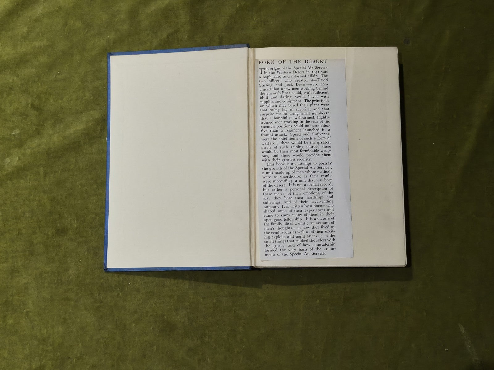 Born of the Desert - Malcolm James , Collins HB 19453