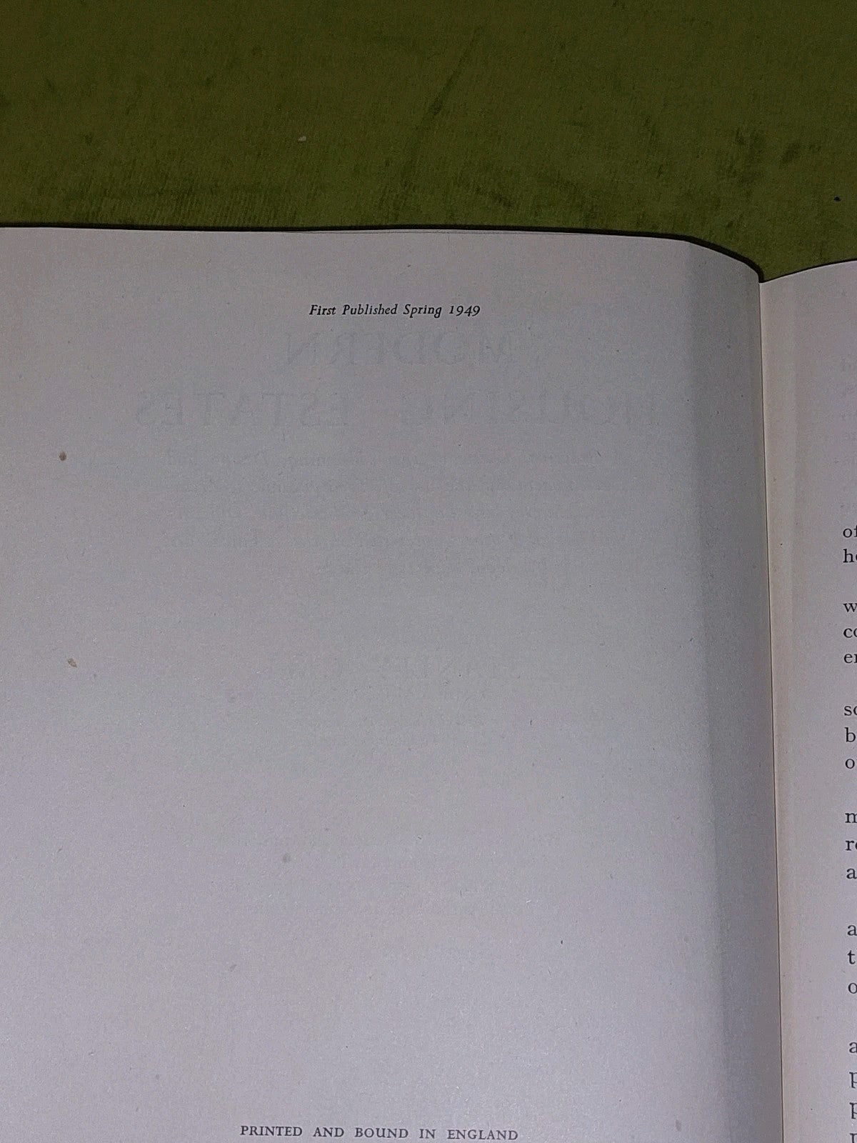 Modern Housing Estates (1949) Stanley Gale [Batesford] 1st HB5