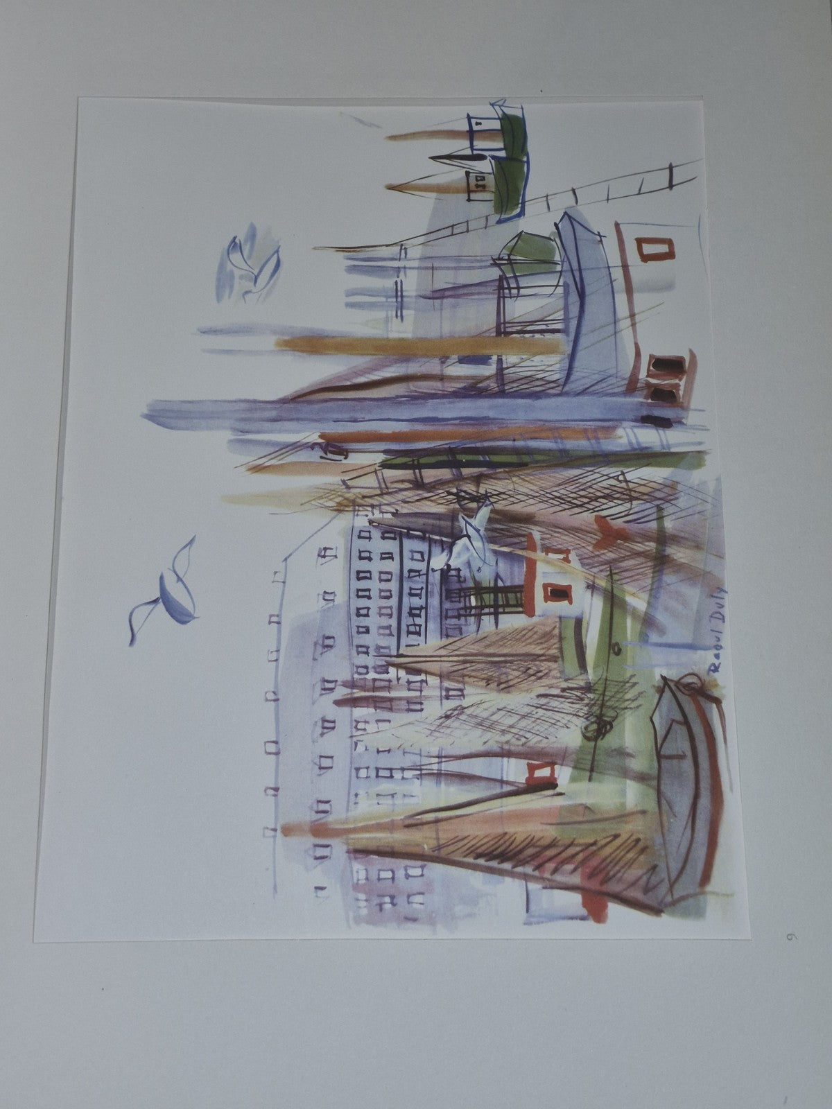 Raoul Dufy Ten Colour Collotypes after Watercolours (1961) Max Huggler15