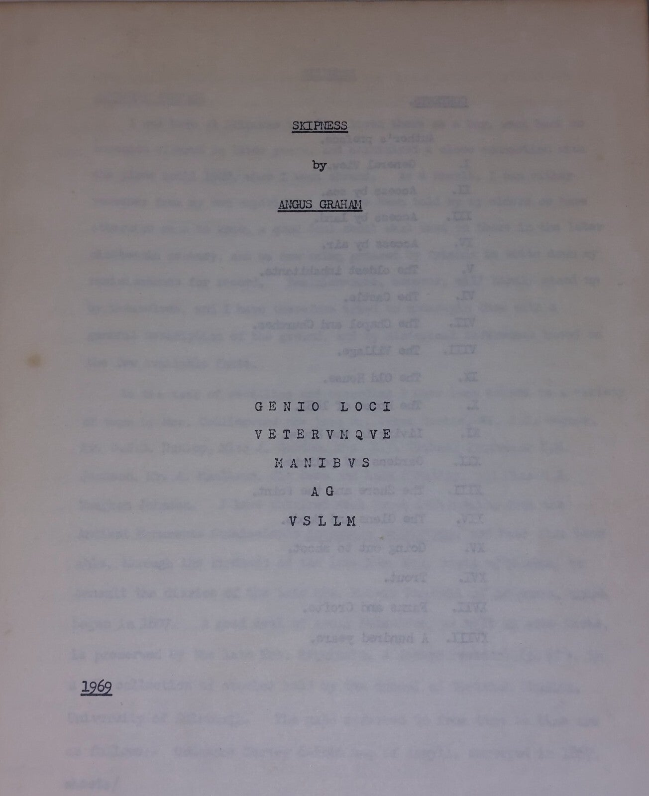 Skipness (1969) By Angus Graham, Pb Book4