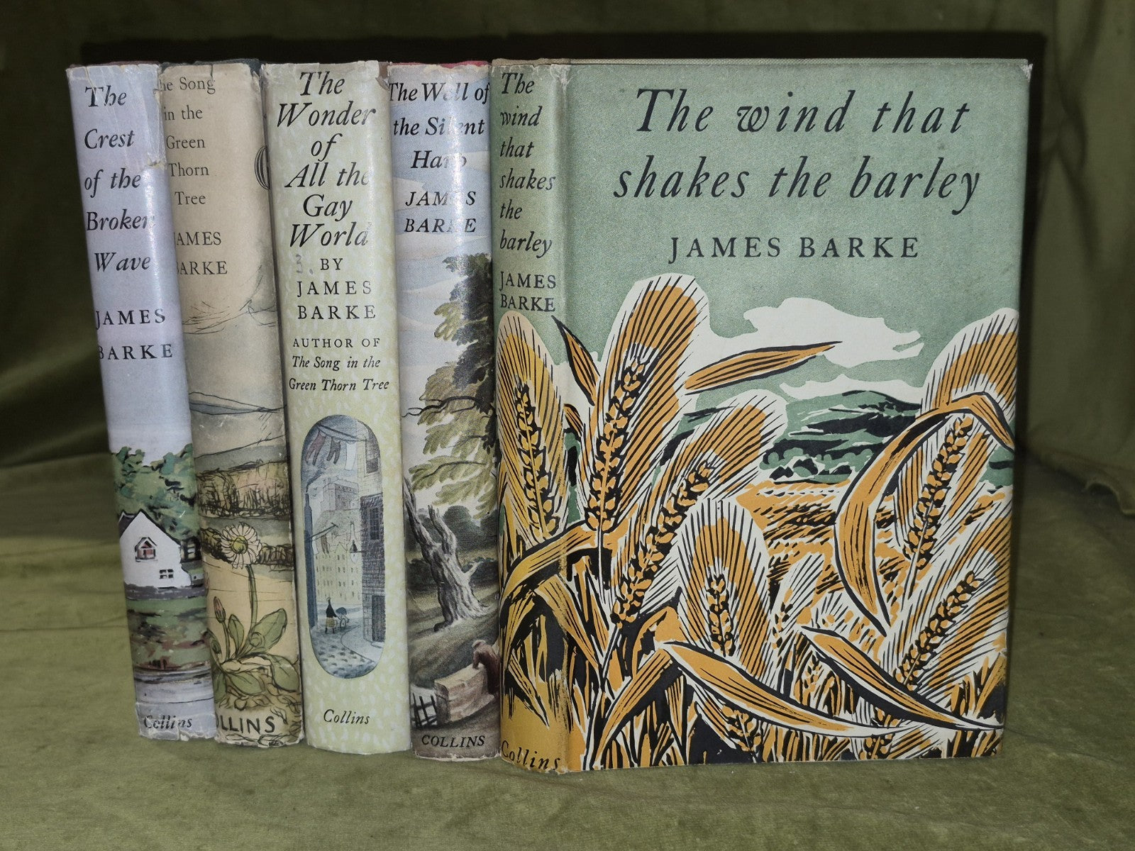 James Barke Robert Burns The Wind that Shakes the Barley First Editions Job Lot0