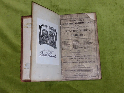 SET Fowler's Directory of Upper Renfrewshire 1830-31 & Lower 1834-35 - 2 Volumes8