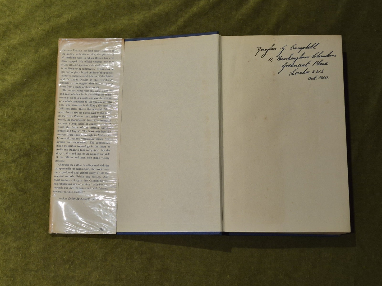 The Navy at War 1939-1945 - Captain S. W. Roskill , Collins3