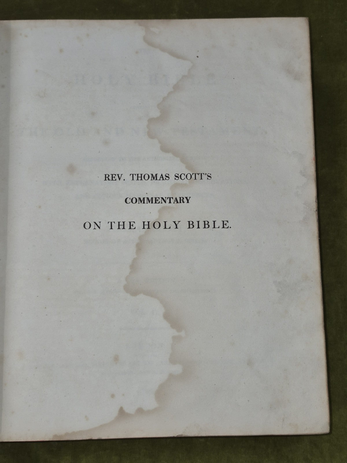 Thomas Scott's Bible Commentary Old and New Testaments 1826 Seeley 6 Volume Set7