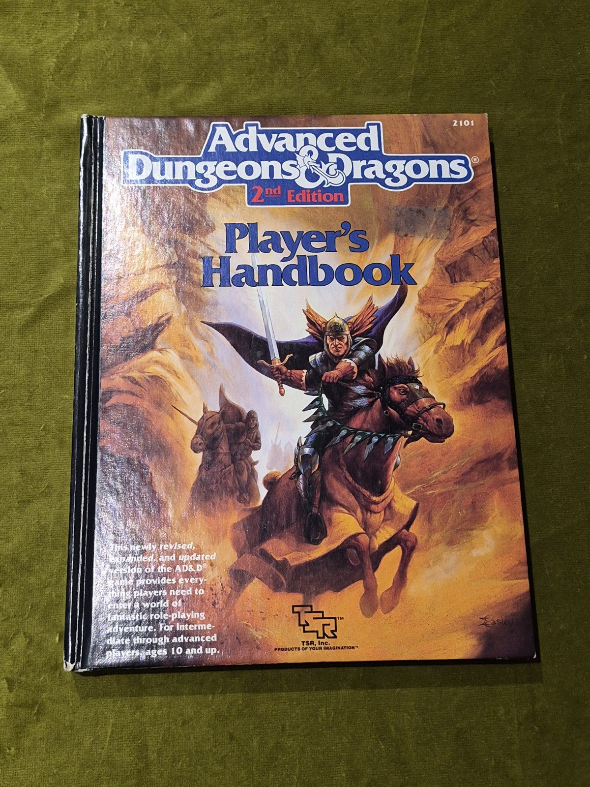 AD&D Players Handbook - 1989 2nd Edition Advanced Dungeons and Dragons0