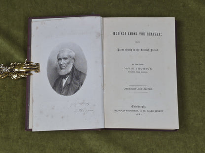 Musings Among the Heather - David Thomson 1881 HB Scottish Poems6