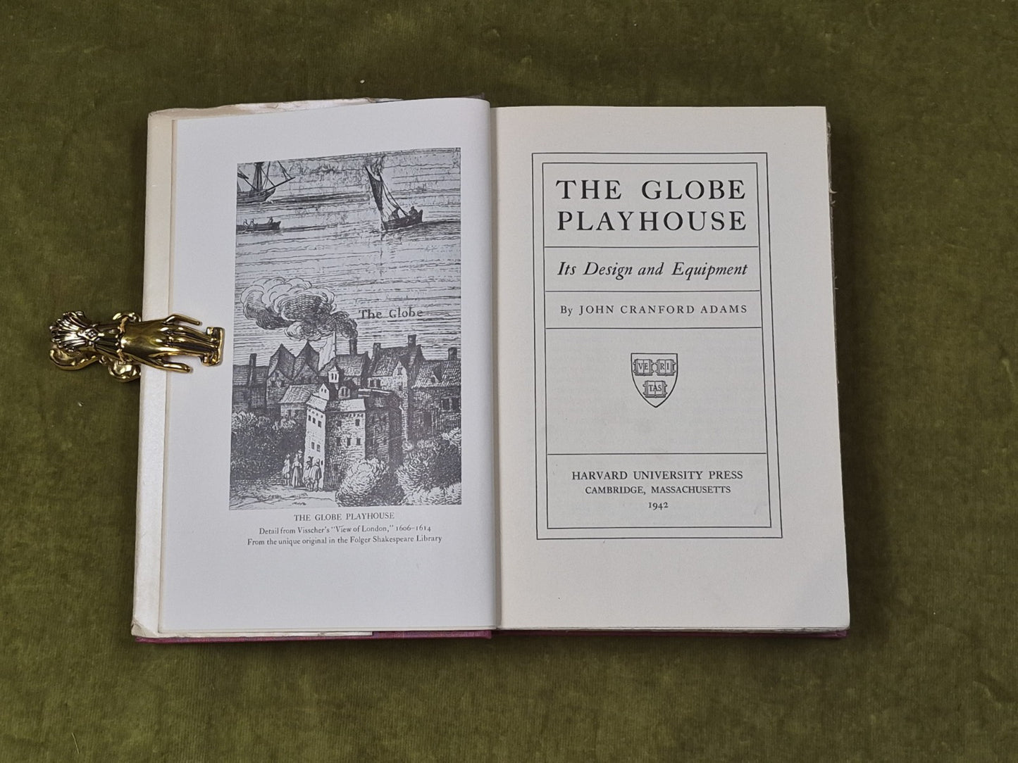 The Globe Playhouse - John C Adams, Harvard 1942 1st HB DJ3