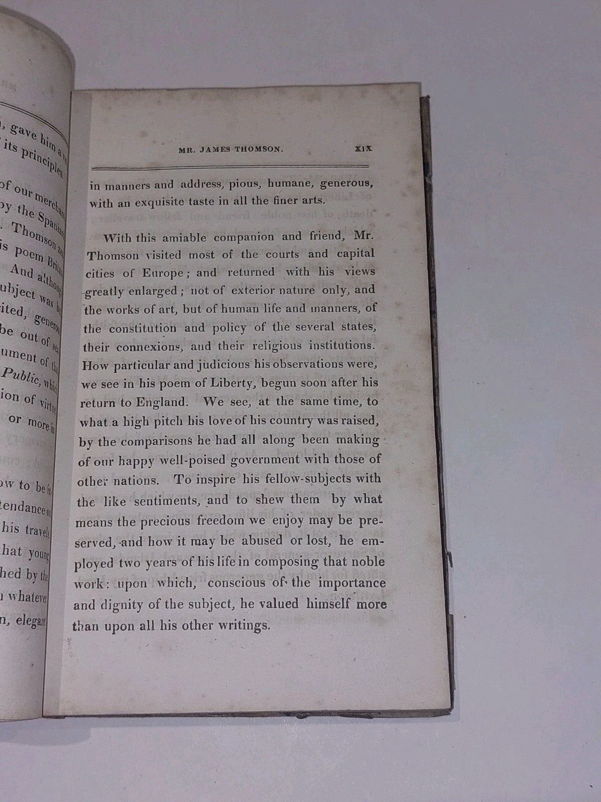 The Seasons by James Thomson essays engraving illustrated poetry (1819) Book4