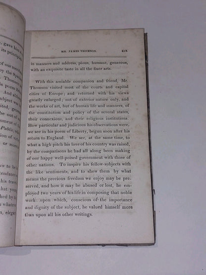 The Seasons by James Thomson essays engraving illustrated poetry (1819) Book4