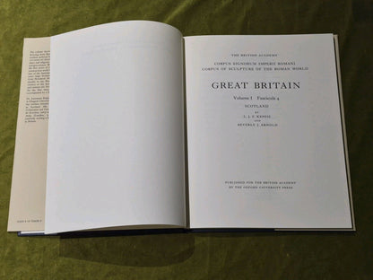 Corpus Signorum Imperii Romani SCOTLAND - Vol 1 - Fasciule 4 ROMAN SCULPTURE3