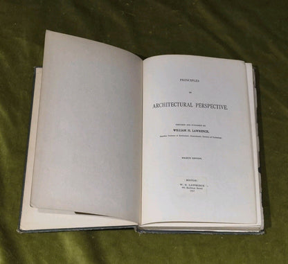 Principles of Architectural Perspective - WILLIAM HENRY LAWRENCE - HC - 19154