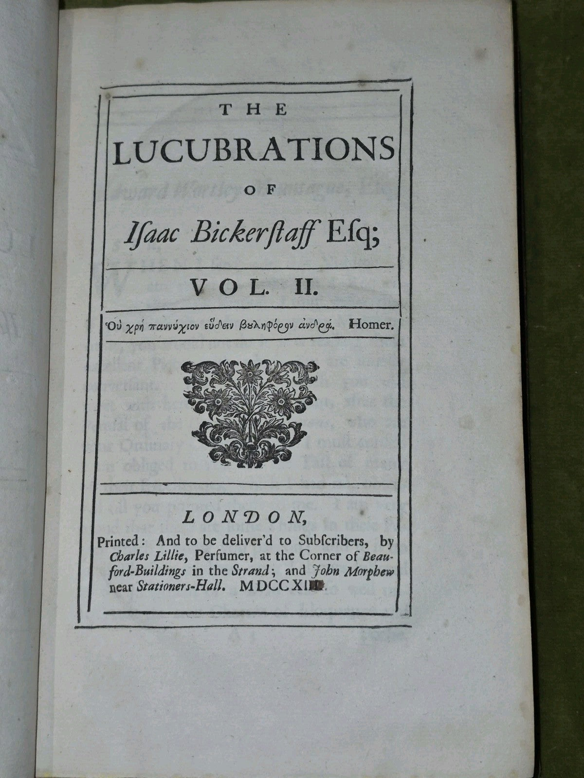 The Lucubrations Of Isaac Bickerstaff 4 Volumes 1711-c172012