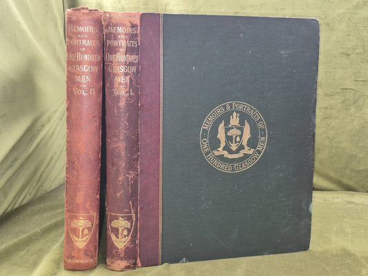 Memoirs and Portraits of One Hundred Glasgow Men ltd ed 1886 James Maclehose0
