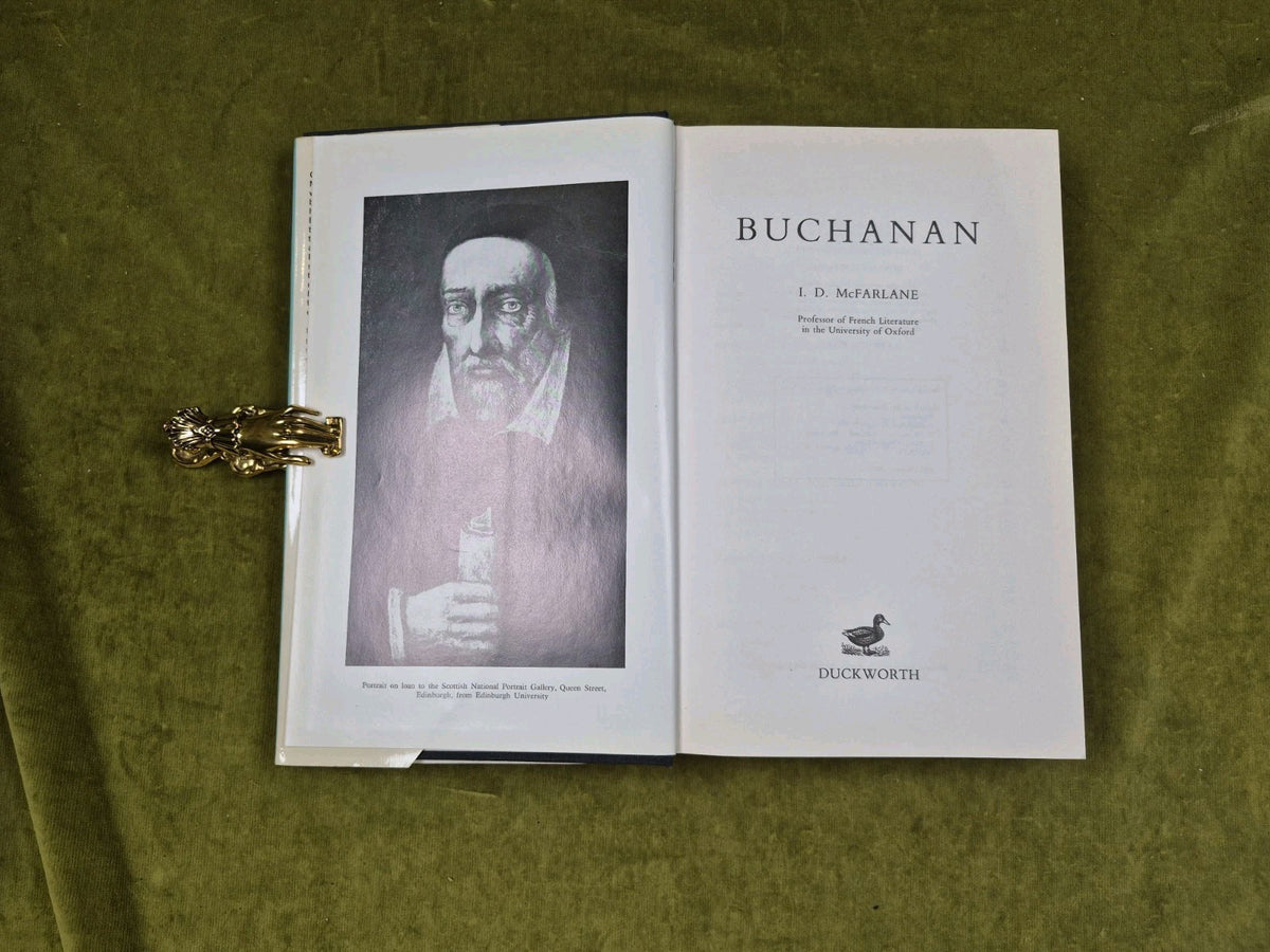 Buchanan by I D McFarlane , Duckworth 1ST 1981 HB DJ4