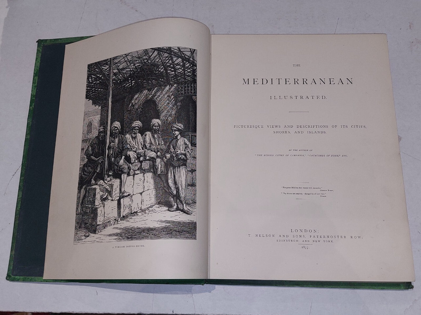 Late 19th Century Book: The Mediterranean Illustrated (1877) [Thomas Nelson]4
