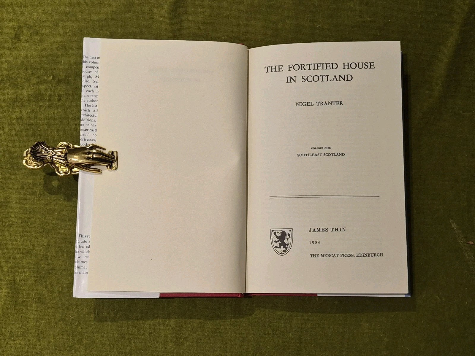 The Fortified House in Scotland Vols 1-5 - Nigel Tranter - Mercat Press 19862