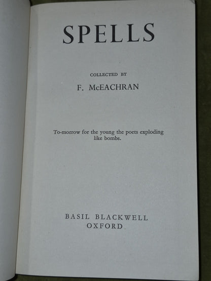 Spells Collected By F McEachran First Edition Dustjacket4