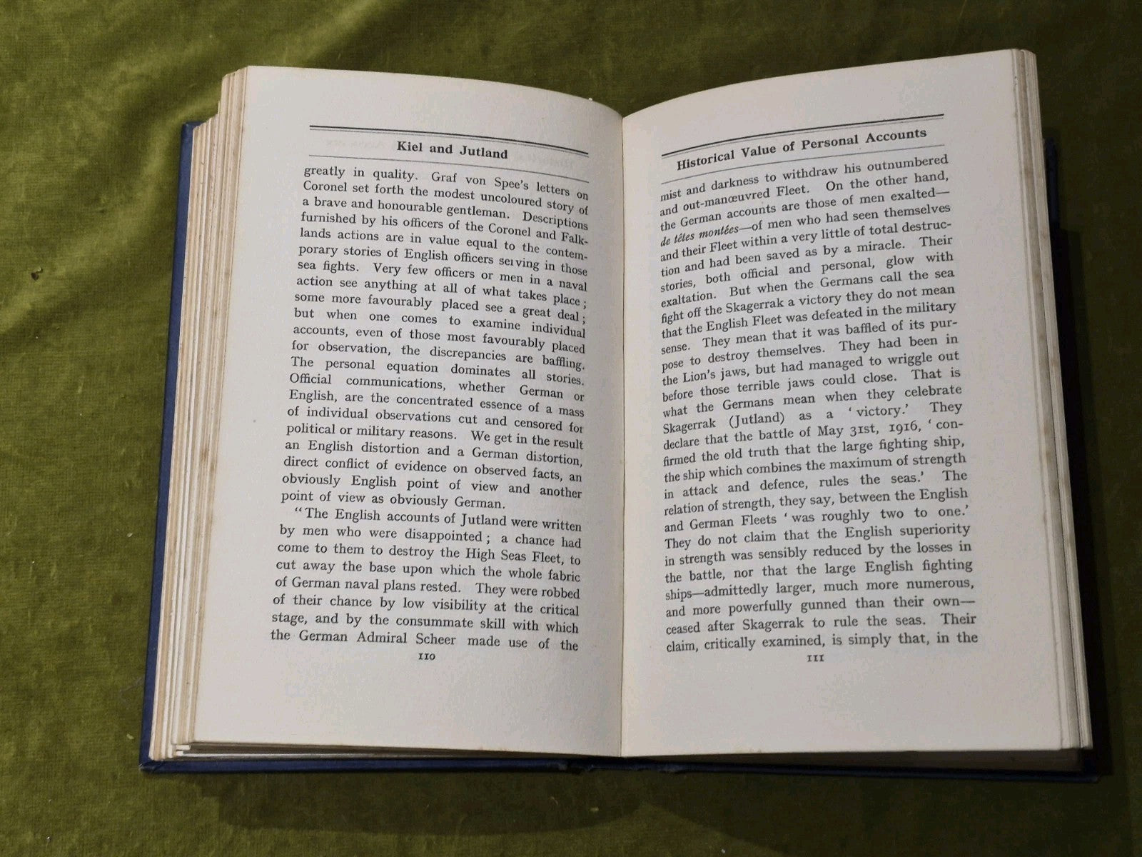 1921. KIEL and JUTLAND. By Cdr Georg von Hase ( Derfflinger Gunnery Officer) WW15