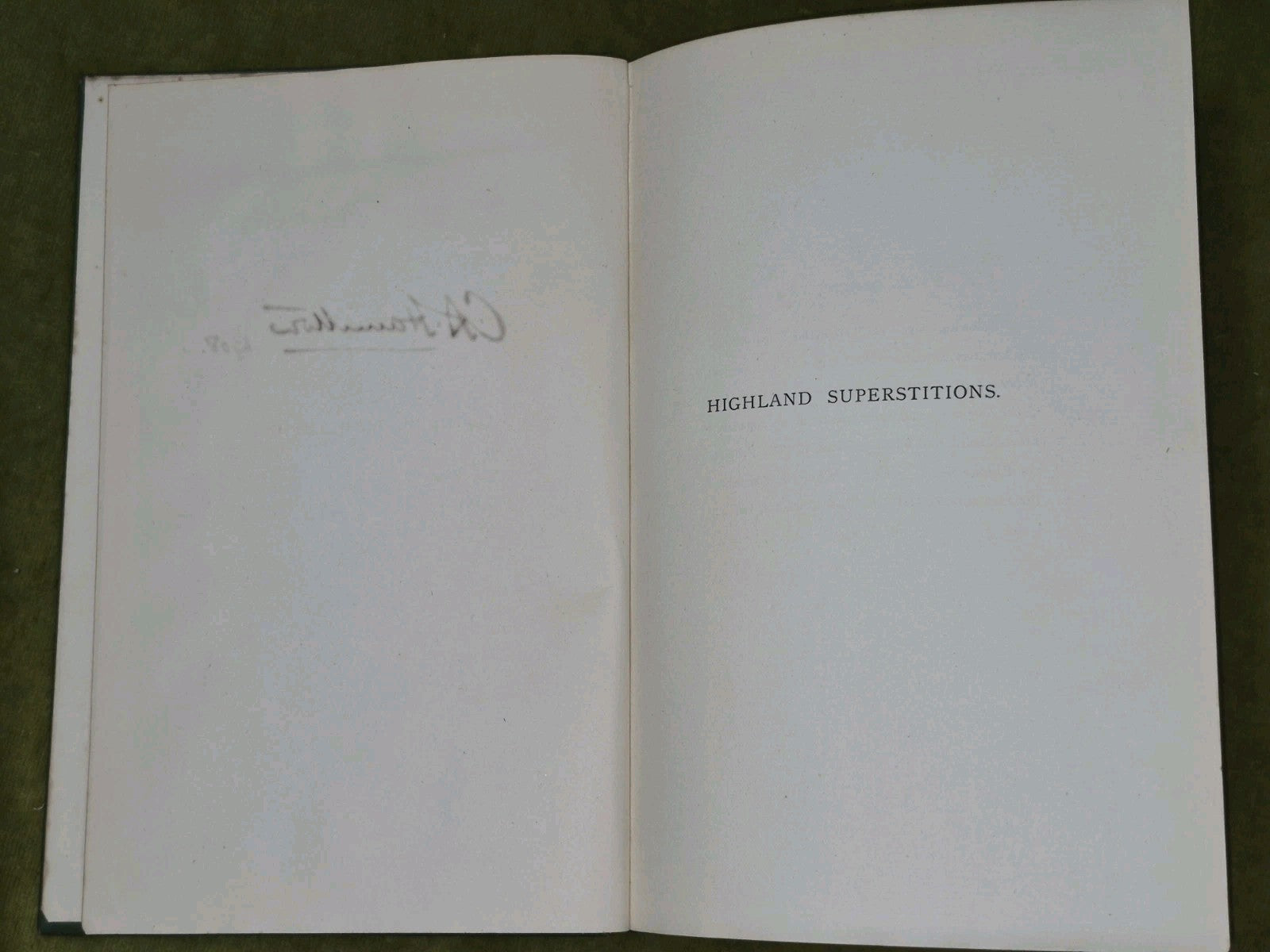 Highland Superstitions Alexander Macgregor 1901 True First Edition Eneas Mackay3
