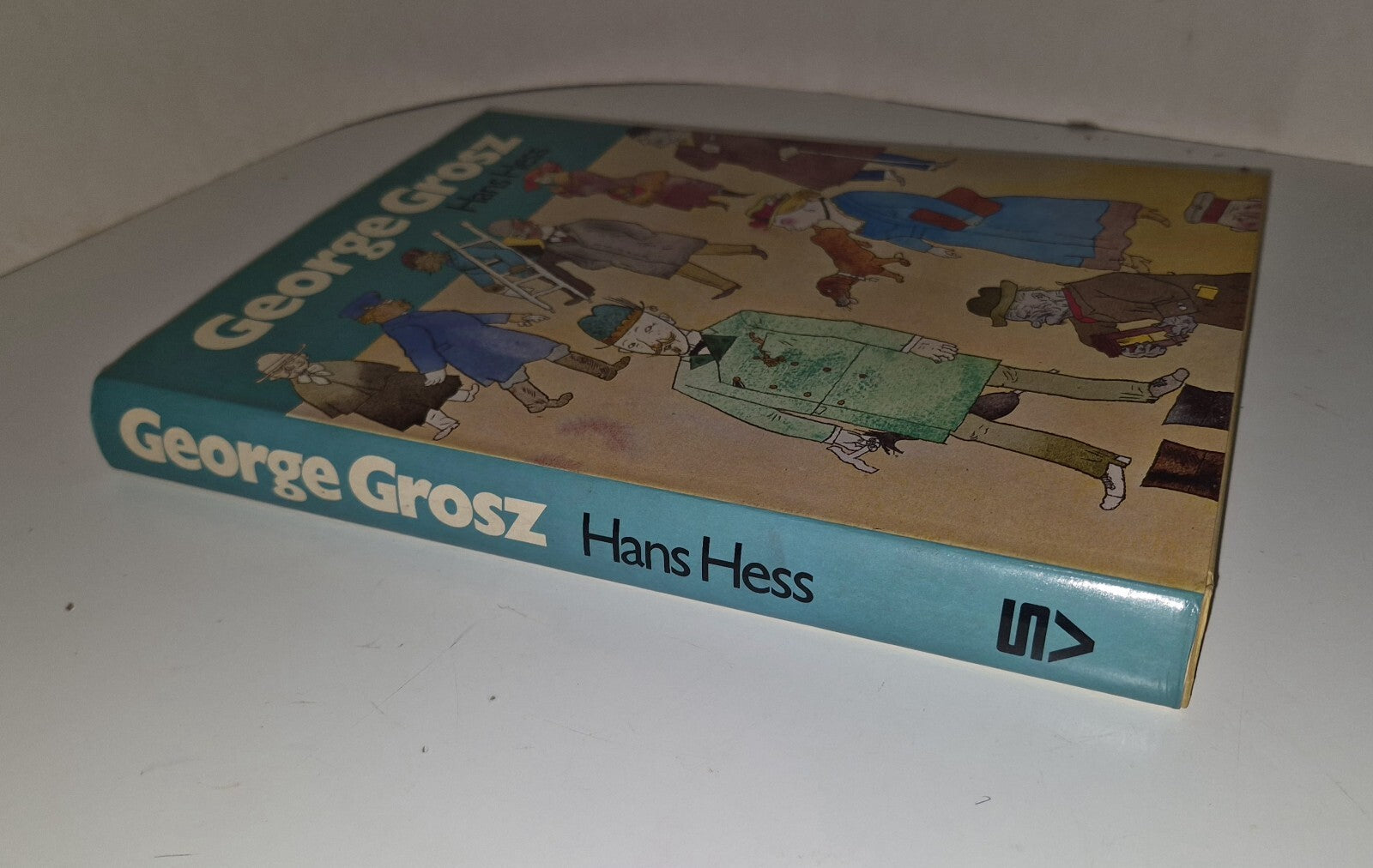 HANS HESS HARDBACK BOOK GEORGE GROSZ 1ST EDITION MACMILLAN VG L1
