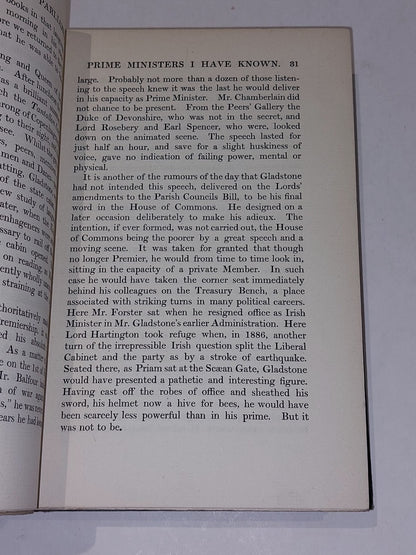 Memories Of Eight Parliaments By Henry W Lucy (1908) 1st Ed Hb Book4