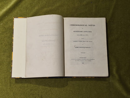 Chronological Notes of Scottish Affairs from 1680 till 1701 - Lord Fountainhall 4