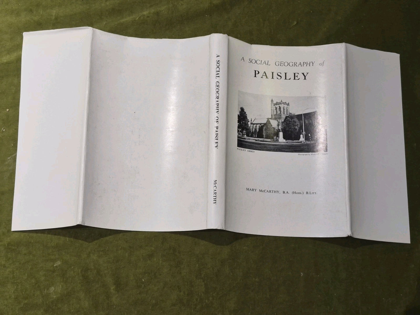 A Social Geography of Paisley Mary McCarthy 1969 University of Oxford4