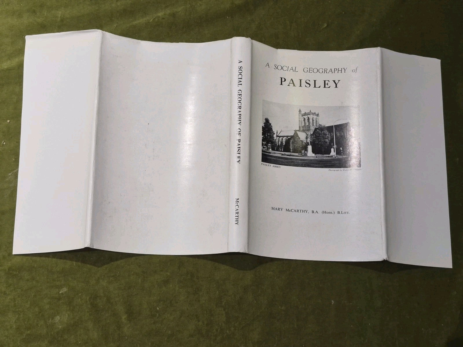 A Social Geography of Paisley Mary McCarthy 1969 University of Oxford4