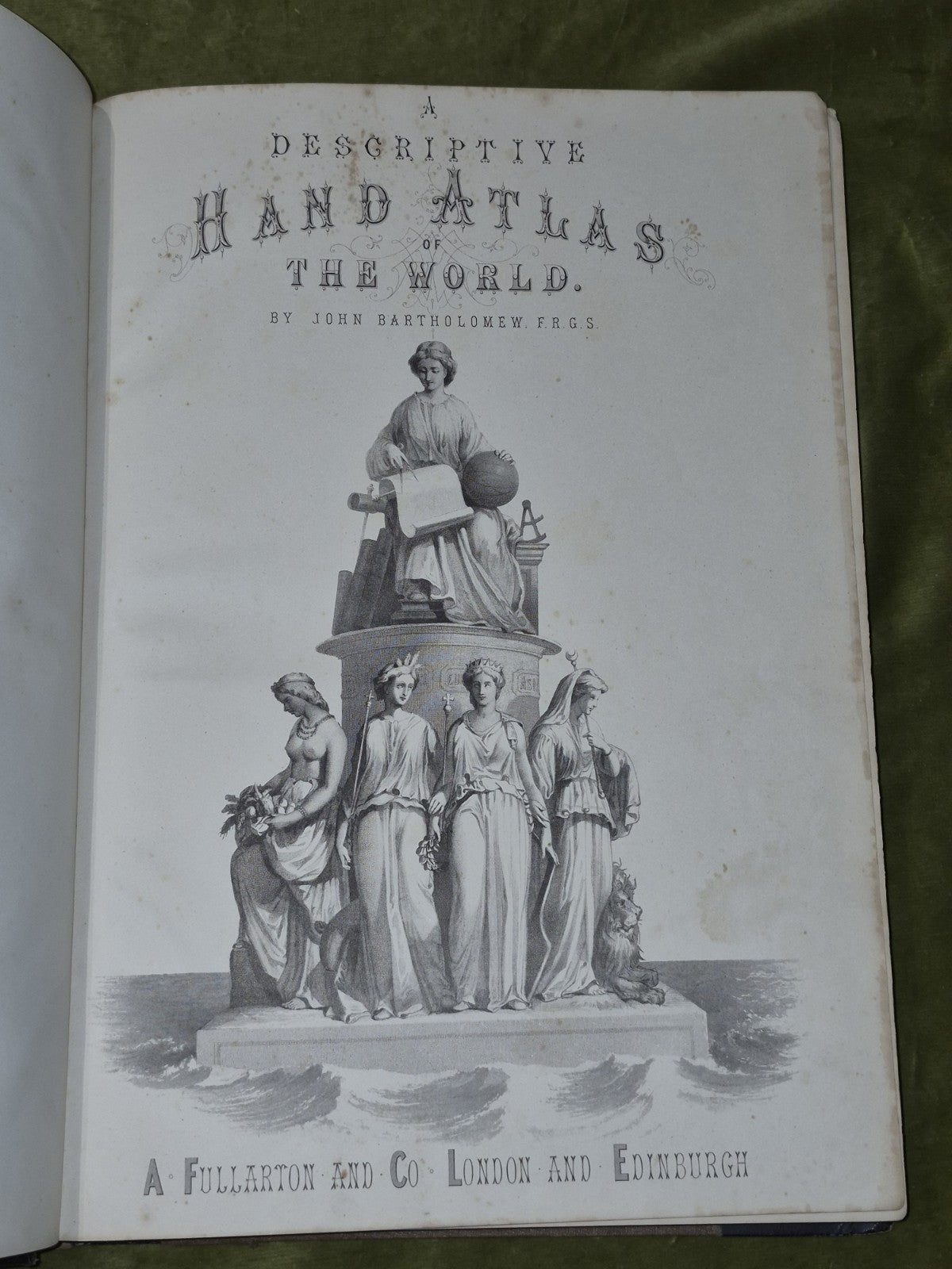 Zell's Descriptive Hand Atlas of The World (1871) John Bartholemew A Fullarton6