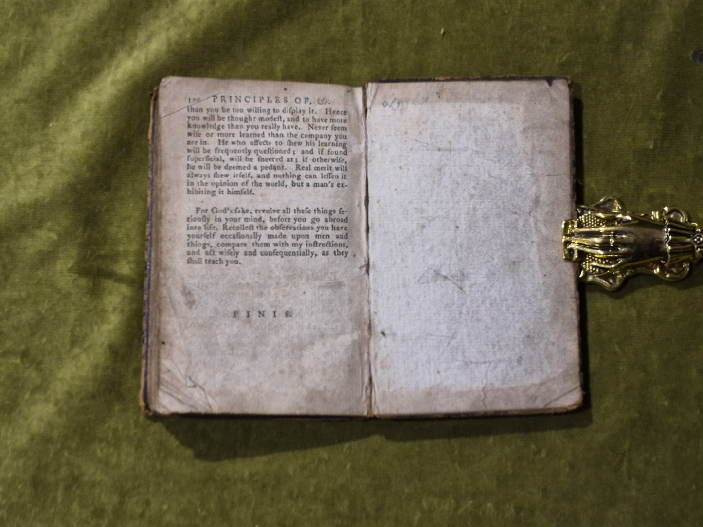 Principles of Politeness - Lord Chesterfield , John Trusler - 1775 1st Dublin5