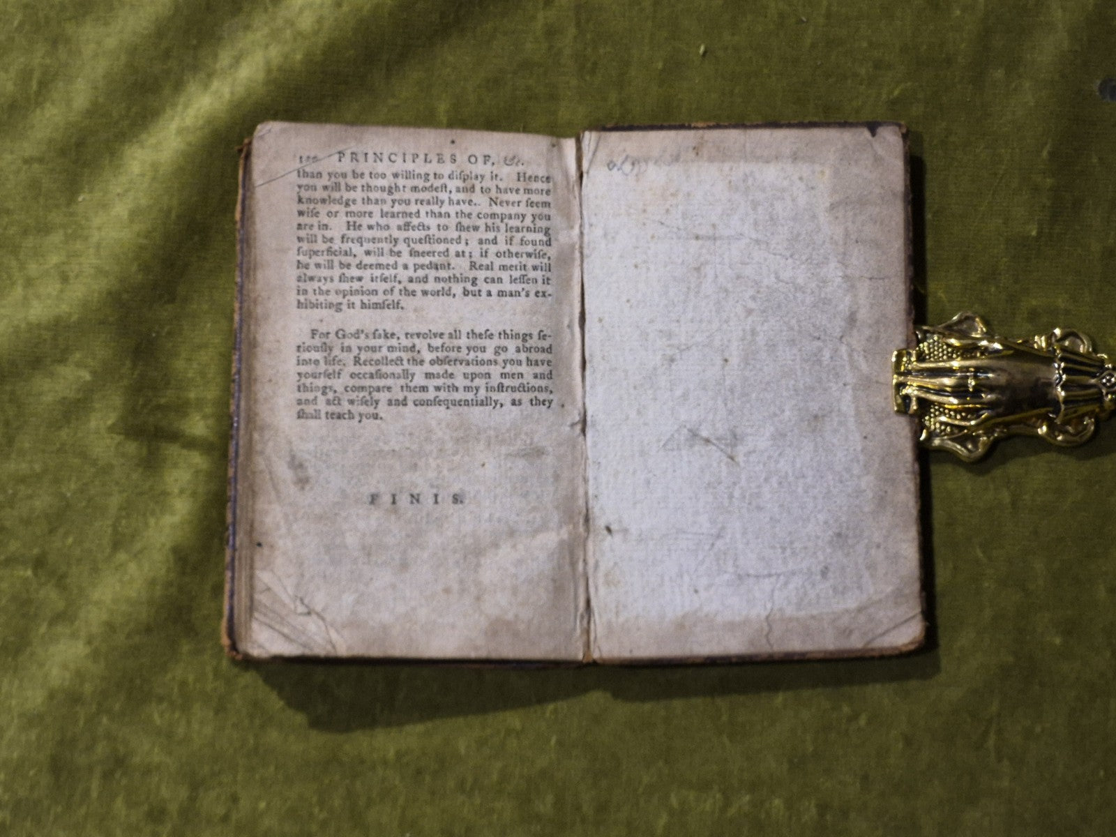 Principles of Politeness - Lord Chesterfield , John Trusler - 1775 1st Dublin5