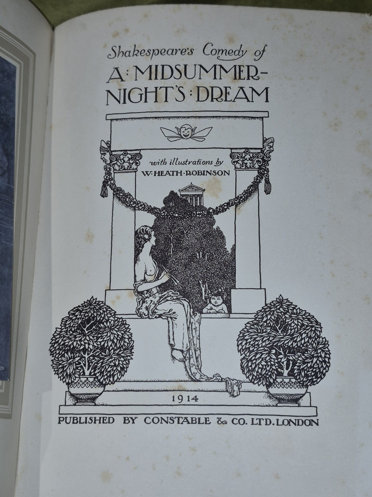 A Midsummer Night's Dream 1914 Heath Robinson Illustrations Hardback Book. 5