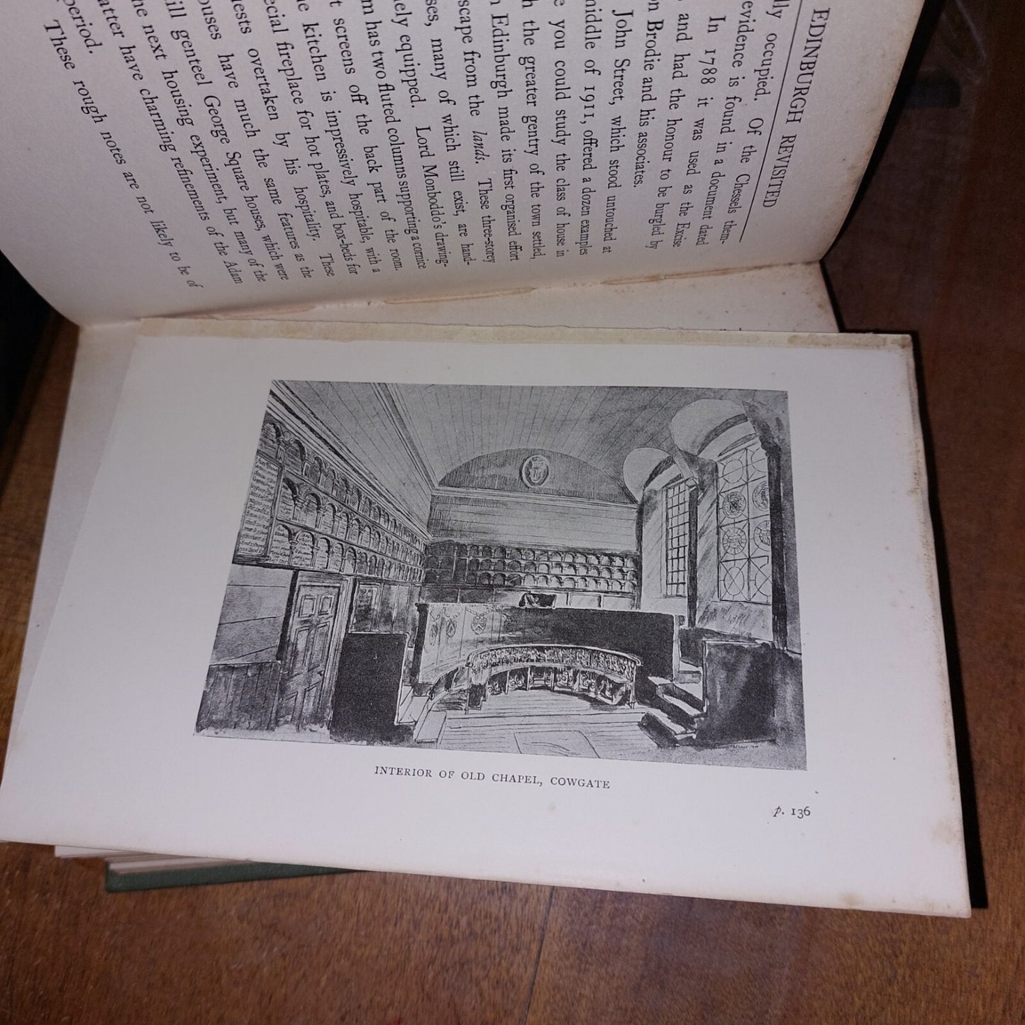 1913 2nd EDITION EDINBURGH REVISITED JAMES BONE & HANSLIP FLETCHER HARD COVER VG5