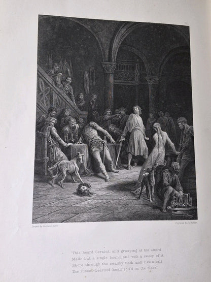 Idylls of The King Alfred Tennyson Gustave Doré Edward Moxon and Co 186815