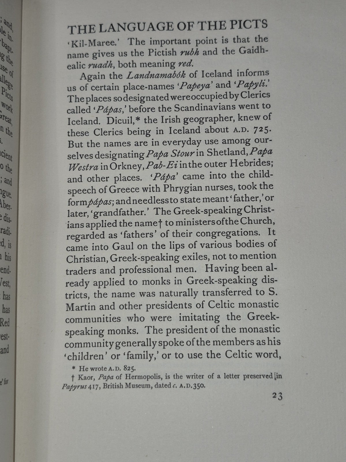 The Pictish Nation. Its People and its Church : Archibald B Scott : 19186