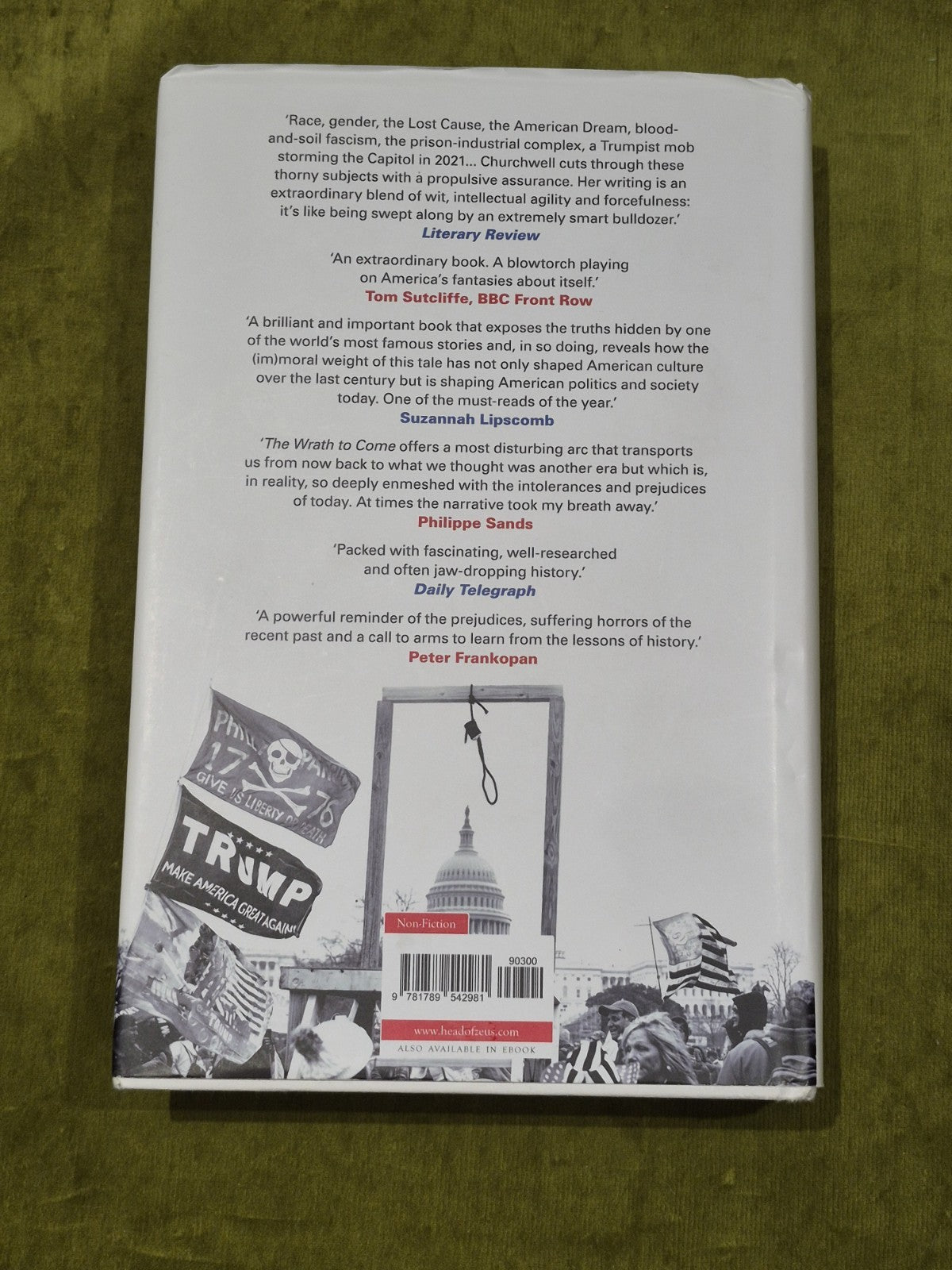 The Wrath to Come By Sarah Churchwell [Head Zeus] (2022) HB/DJ book2