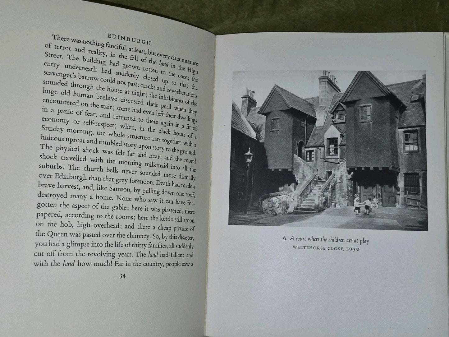 Ropbert Louis Stevenson Edinburgh Picturesque First ed Alvin Langdon Coburn 19548