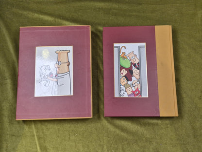 Dilbert 2.0: 20 Years of Dilbert Book Scott Adams Hardcover 2008 & Slip Case CD1